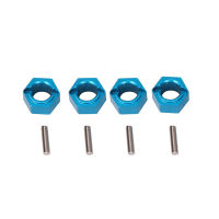 A949-11 Aluminum Hexagon Wheel Hex Seat Mount Hub Pins 7mm Upgrade Parts for Wltoys 1/18 A949 A959 A969 A979 K929 RC Car