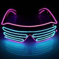 LED neon lights with glowing glasses 3V battery box nightclub performance props family party decoration cheerleaders gifts