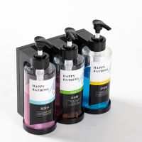 hot【DT】 Hotel Shampoo and Shower Gel Separate Bottles Wall Mounted No Punching Hand Sanitizer Boxes Manual Dispensers