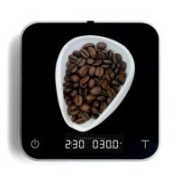 Coffee Beans Dose Trays Coffee Ware Pure White Ceramic Tea Scoops Chinese kung fu Tea Set Coffee Bean Doesing Cup