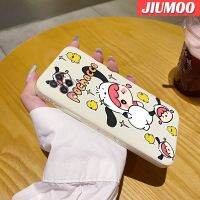 JIUMOO เคสปลอกสำหรับ Samsung A22 4G M22ลายการ์ตูนน่ารักของแท้,เคสขอบซิลิโคนของเหลวนิ่มลายการ์ตูนเคสป้องกันกล้องเลนส์คลุมทั้งหมดเคสฝาหลังกรอบเคสนิ่ม