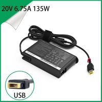 เครื่องชาร์จ135W 20V USB-C 6.75A แล็ปท็อปอะแดปเตอร์สำหรับเลโนโว Thinkpad P51 P52 S5 R720 Y700 Y50-70แหล่งจ่ายไฟ ADL135SCC3A