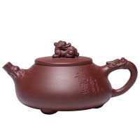 Yixing Teapot Purple Clay Xishi Teapot Black Tea Teaware Product Teapots Jasmine Chinese Theepot Kitchen Supplies