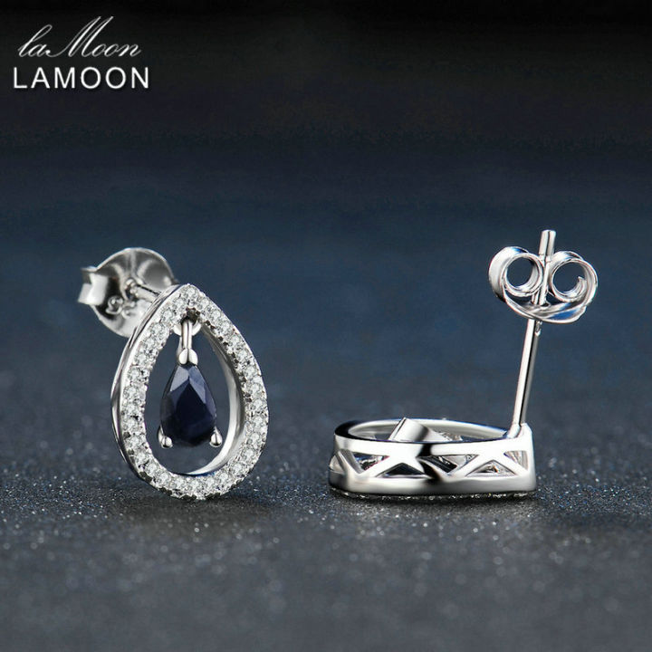 lamoon-925-sterling-silver-earring-gemstone-dark-blue-color-sapphire-stud-earring-18k-white-gold-plated-fine-jewelry-lmei054