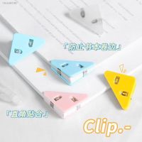 ☼ 1Pcs Mini Corner Clips Set Bookmark Transparent Solid Colorful Page Holder Paper Clip Clamp File Index Photo Office School