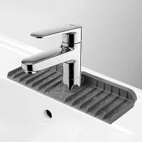 ✶♟ faucet anti-splash storage pad drain sink silicone drainage collection non-slip soap