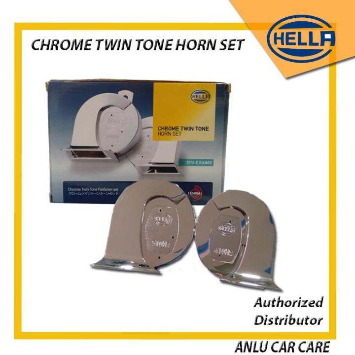 Hella Chrome twin tone horn set Lazada PH