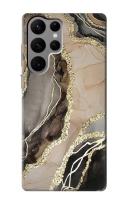 เคสมือถือ Samsung Galaxy S23 Ultra ลายพิมพ์ลายหินอ่อนสีทอง Marble Gold Graphic Printed Case For Samsung Galaxy S23 Ultra