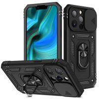 「Hoshi electron」SlideLens ProtectCase สำหรับ iPhone 1113 ProMini XSXR X 7 8 PlusMilitary เกรด BumpersCover