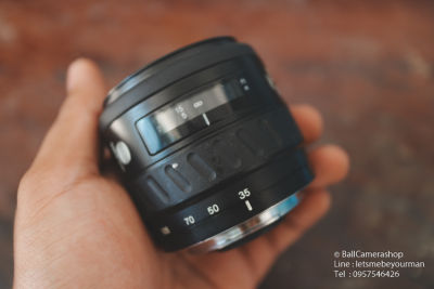 ขายเลนส์มือหมุน Minolta 35-105mm F3.5-4.5 Serial 17315010 For Sony DSLR ทุกรุ่น