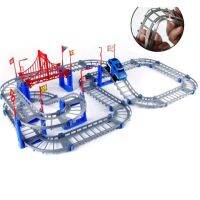 ต่อของเล่นรถ DIY racing track