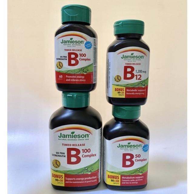 Jamieson B COMPLEX Vitamins Promotes Energy and Relieve Stress Lazada PH