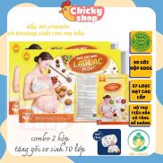 Combo 2 hộp ngũ cốc bầu Lạc Lạc Plus 36 loại hạt không đậu nành thai tăng