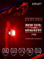 ❄┋ INFUN Bicycle Rear Light For Bike Automatic Brake Induction Taillight MTB Cycling Charge LED Safety Running Lamp Accessories