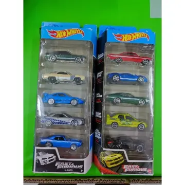 Hot Wheels GMG69 Hot Wheels Fast And Furious 5 Pack Vehicles