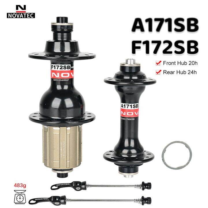 Novatec Road Bicycle Hub A171SB/F172SB Front 20H Rear 24H Quick Release