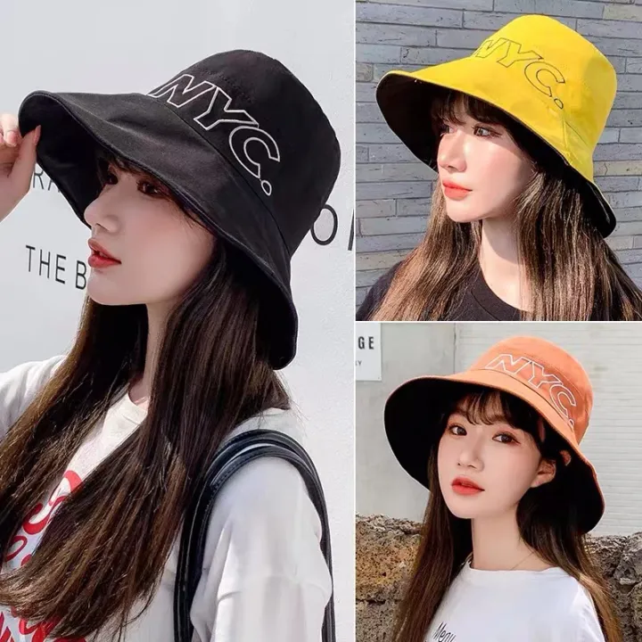 NYC Korean Style Waway Hat Double-Side Outdoor Caps Hats Fisherman Hat ...