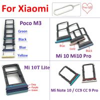 สำหรับเหมาะสำหรับ Xiaomi Mi Poco M3 Poco X3 NFC Mi 10T Lite Mi 10 Pro Mi 10 Note/Cc9pro เต้ารับตัวแปลงใส่ซิมการ์ดถาดใส่ซิม + ขา