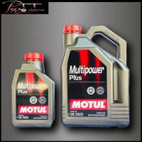 MOTUL น้ำมันเครื่อง MOTUL Multipower Plus 5W-30 น้ำมันเครื่องกึ่งสังเคราะห์ ขนาด 4+1 ลิตร