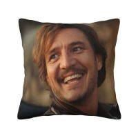 【LZ】 Actor Pedro Pascal Cushion Cover 45x45 Home Decorative 3D Printing Throw Pillow Case for Car Two Side