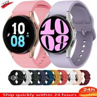 ┋☢♠ official For Samsung galaxy watch 5 4 40mm 44mm watch5 pro 45mm Watch6 Classic 47mm 43mm Strap Silicone Wristband Bracelet Band