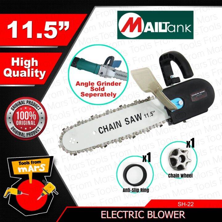 MAILTANK Angle Grinder Chainsaw Attachment Stand Adaptor 11/5" Lazada PH