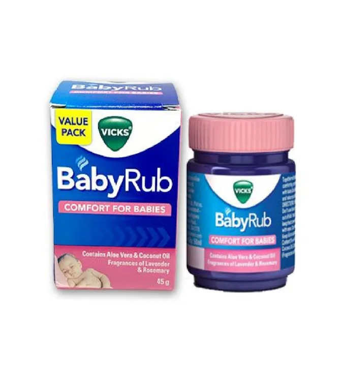 Vicks BabyRub Comfort for Babies 45g Value Pack Lazada PH