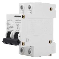 【LZ】۩■  2P Circuito Em Miniatura Disjuntor DIN Rail Interruptor de Desconexão para Sistema de Energia Solar FOTOVOLTAICA DC12 ‑ 400V AC90 ‑ 400V 40A