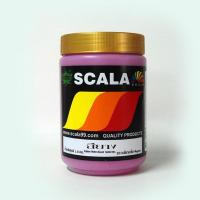สีสกรีนเสื้อ สีสกรีนผ้า สียาง Scala สีบานเย็น 1 ก.ก.
