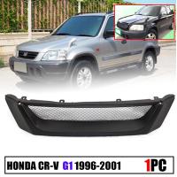 กระจังหน้าแต่งตาข่าย กระจังหน้า รุ่น HONDA CR-V G1 ฮอนด้า ซีอาร์-วี ปี 1996- 2001 สีดำ