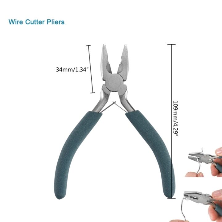 ที่มีคุณภาพสูงสแตนเลส-end-ตัดลวดคีมเครื่องมือช่างเครื่องประดับหาทำเครื่องมือคีมพอดีฝีมือซ่อม