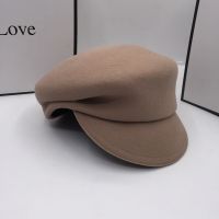 in winter new female wool purple visors for women cap horseman hat leisure hat