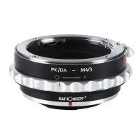 เลนส์แนวคิด Kf ติดตั้งอะแดปเตอร์สำหรับเลนส์ Pentax Pk/da กับปากกา Olympus Pen Om D Panasonic G Gf Gx Gh กล้อง