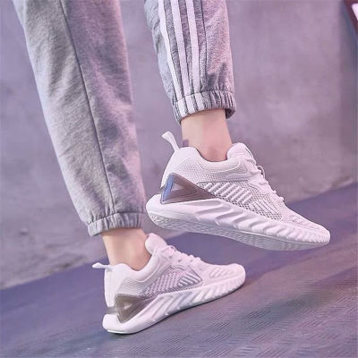 Women Running Sneakers Fashion Mesh Breathable Platform Tennis Basketball Shoes Casual White Pink Lace Up Creeper Trainers New