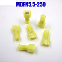 [HOT QAA,JXHKLWW 121] 50Pcs MDFN หรือ FDFN ไนลอนทองเหลืองชายหญิงชายฉนวน Spade Joint Connector Crimp Terminal Connectors