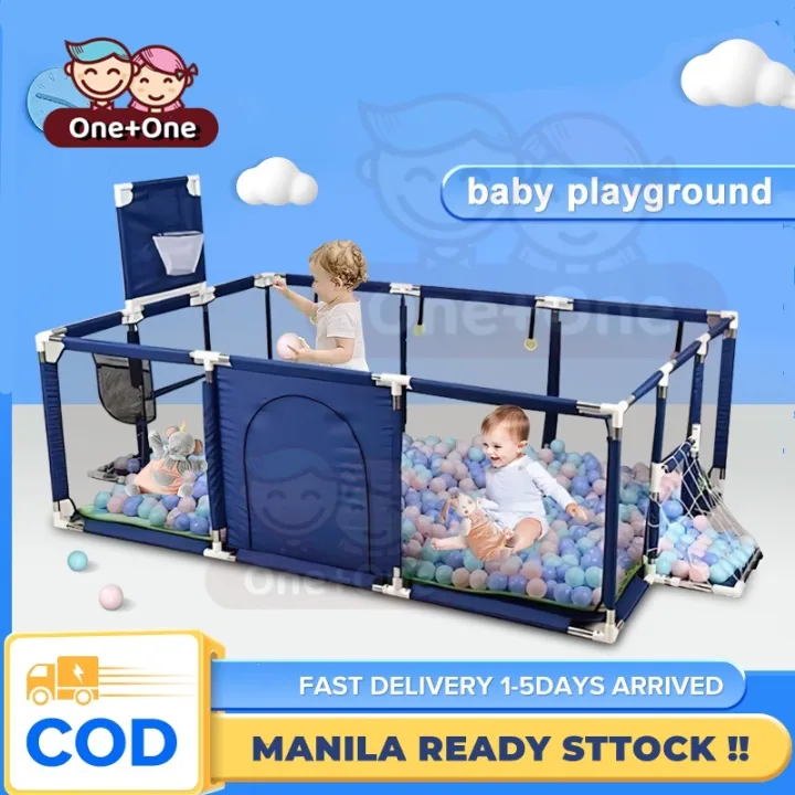 Rectangular Playpen Fence Pool Crib Fence Baby Playpen Kiddie Playpen