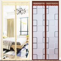 [Free ship] Air-conditioning door curtain winter warm and windproof kitchen oil fume home cold partition plastic transparent self-priming