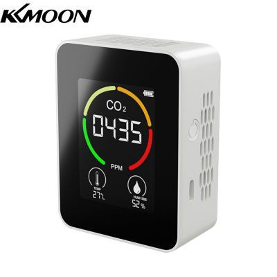 KKmoon มัลติฟังก์ชั่3in1 CO2อุณหภูมิความชื้นอุปกรณ์ตรวจสอบบ้านดิจิตอลครัวเรือนเครื่องตรวจจับคุณภาพอากาศครัวเรือนมลพิษอากาศตรวจสอบจอแสดงผล LCD ที่มี Backlit