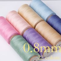 【YD】 Flat Waxed Thread Leather Sewing Wax String Polyester Cord Stitching Bookbinding Knitting Braid Jewelry