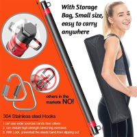 Resistance Band Bar ชุดสำหรับผู้ใหญ่ Strength Training Chest Squeeze Dead Squat Curl Band Pilates Bar Kit สำหรับฟิตเนสออกกำลังกาย