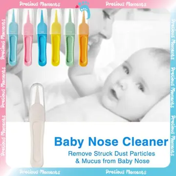 1Pc Baby Ear Nose Navel Plastic Clean Tweezer Infant Tweezers