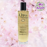 Fanola Oro Therapy 24K Argan Oil 100 ml ออยเซรั่มเส้นผมเงางาม เรียงตัวสวย ไม่เหนียวเหนอะหนะ