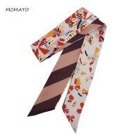 120cmx5cm Silk Small Long Woman Scarf Eyes Glasses Printed Scarves Wraps Fashion Headband Bag Ribbon For Ladie Tie