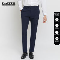 DAPPER กางเกงทำงาน รุ่น Essential Stretch ทรง Slim-Fit สีกรมท่า