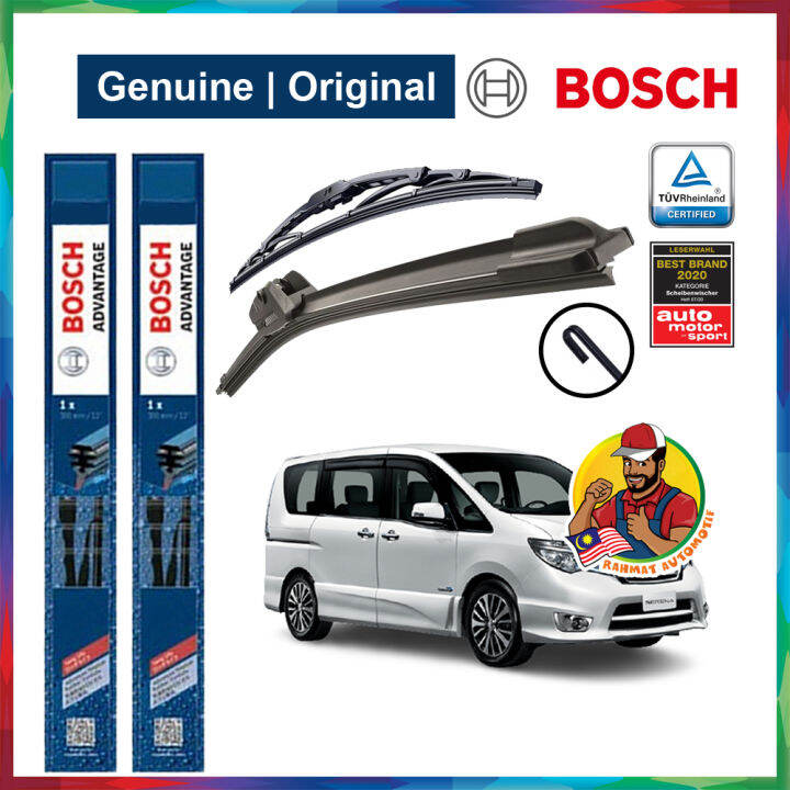 ORIGINAL Nissan Serena S Hybrid 2014 - 2017 Bosch Clear Advantage Wiper ...