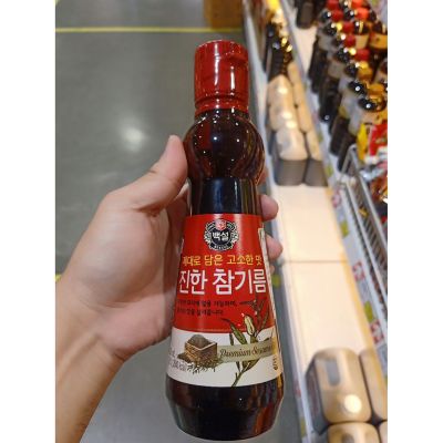 อาหารนำเข้า🌀 Korea Natural Sesame Oil Premium Sesame Oil 320ml