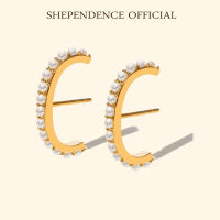 Shependence ต่างหูคาดมุก (Pearls Suspender Earrings)