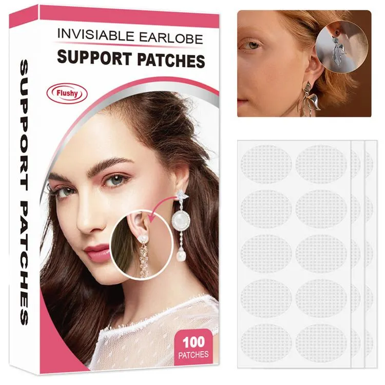 Invisible Earring Earlobe Support Patches Stabilizers Waterproof