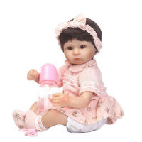 Reborn Baby Doll Silicone Toddler Princess Lifelike Body Fashionable Reborn for Kids Children Day Christmas Gifts