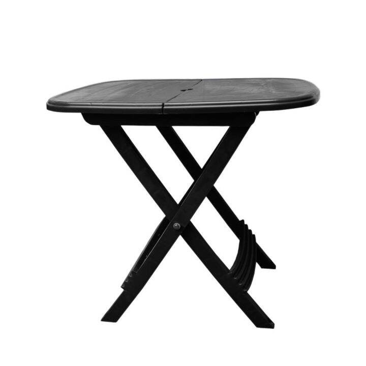 COD Chole plastic folding table with umbrella hole for outdoor picnic